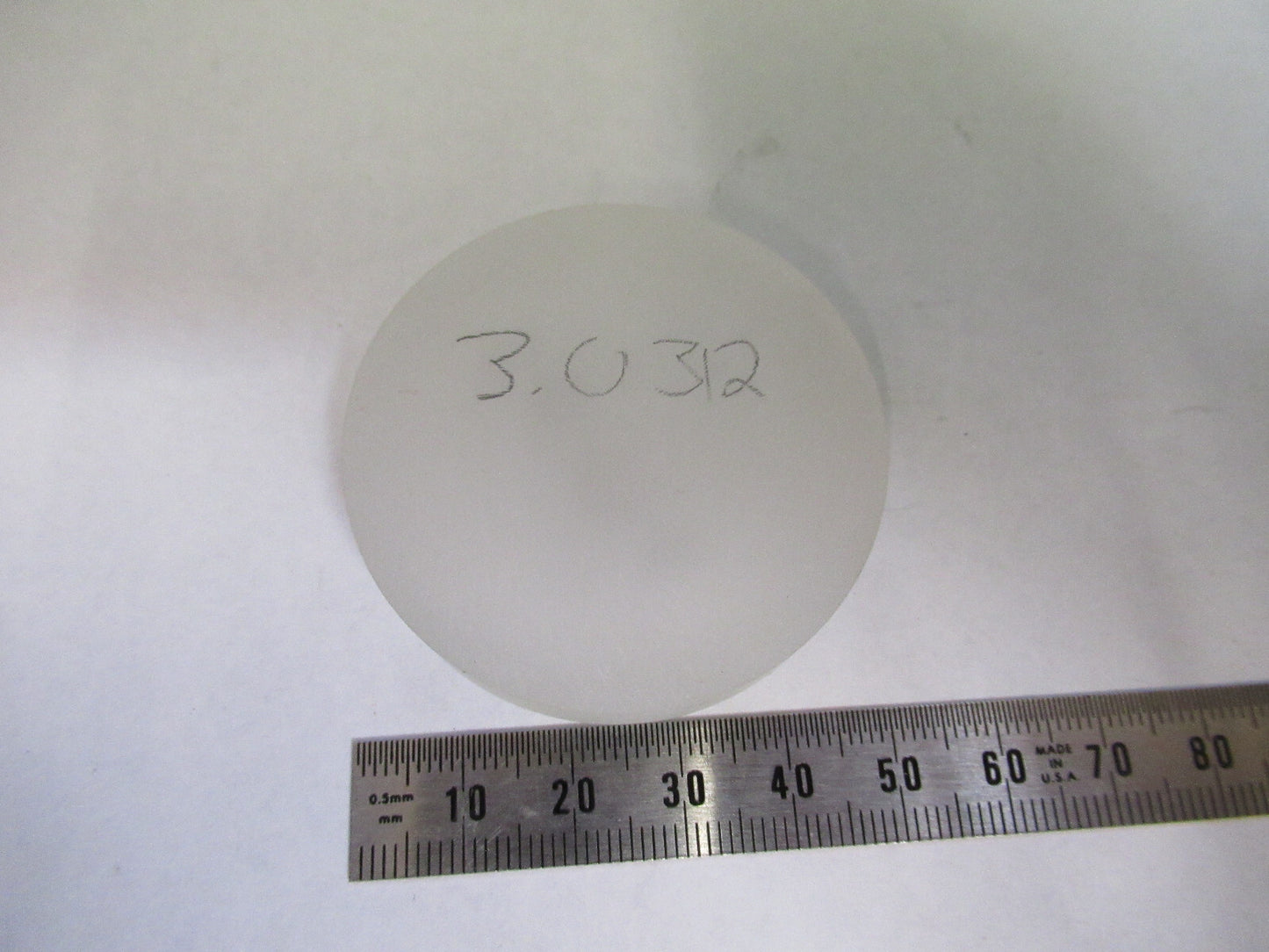 OPTICAL UNFINISHED concave CONVEX BK7 GLASS OPTICS UNCOATED AS PICTURED &s2-c-17