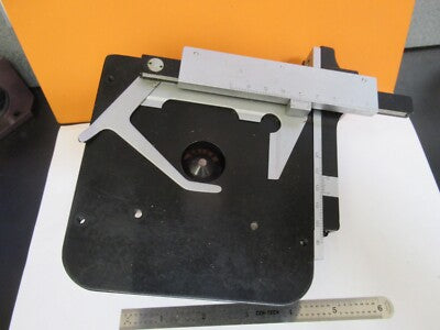 Ernst Leitz Germany Stage Table Xy Micrometer Microscope Part
