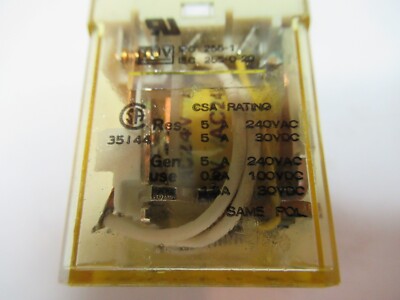 RELAY RY45-UL AC24V 24 VAC RELAY CONTROL SYSTEMS AS PICTURED #17-A-53