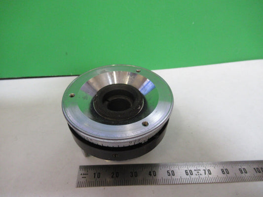 ANTIQUE BAUSCH LOMB POL CONDENSER POLARIZER MICROSCOPE PART AS PICTURED Z7-FT-96