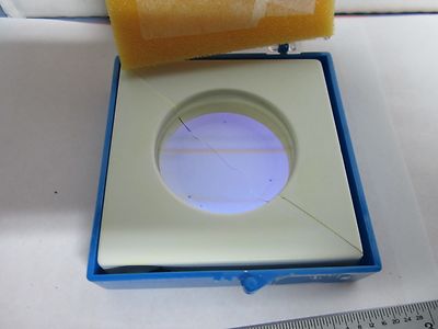OPTICAL SPECTRA PHYSICS COATED LENS LASER OPTICS AS IS BIN#K5-42