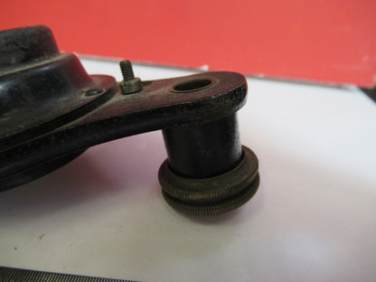 ANTIQUE SPENCER AO CONDENSER HOLDER MICROSCOPE PART AS PICTURED V7-A-94