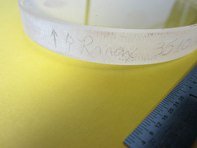OPTICAL LENS FILTER UV ULTRAVIOLET chipped on edge LASER OPTICS  BIN#D1-03