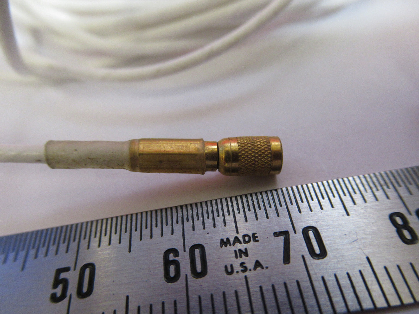 ACCELEROMETER CABLE LOW NOISE BNC to 5-44 connector  10FT AS PICTURED S3-B-78