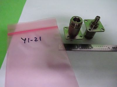 WEINSCHEL CONNECTOR ADAPTER N to SMA BULKHEAD RF MICROWAVE FREQUENCY BIN#Y1-21