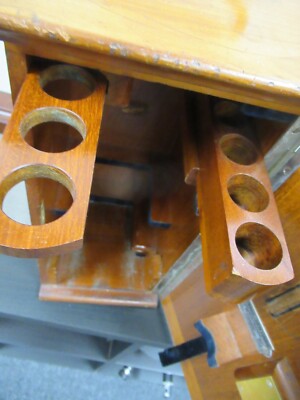 Carl Zeiss AG Empty Wood Cabinet 1800's Microscope Part