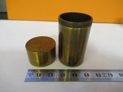 Empty Brass Bausch & Lomb Can 2/3 Objective Microscope Part