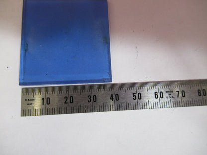 ANTIQUE BAUSCH LOMB BLUE GLASS FILTER OPTICS MICROSCOPE PART AS PICTURED T9-A-24