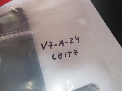 ANTIQUE LEITZ GERMANY STAGE TABLE MICROSCOPE PART AS PICTURED V7-A-24