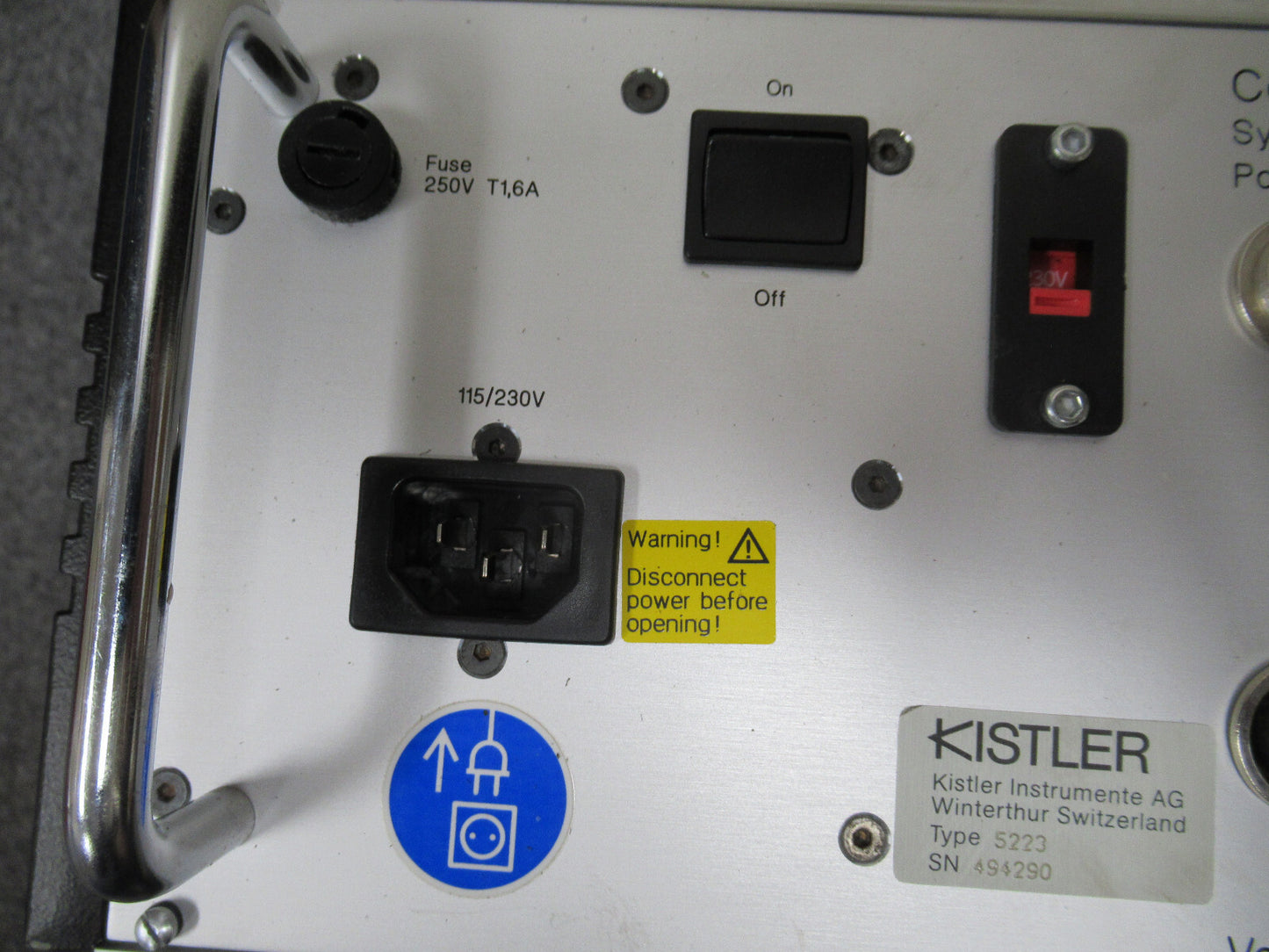 KISTLER SWISS SENSOR 5223 MULTICHANNEL SIGNAL CONDITIONER AS PICTURED #TD-4