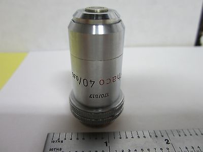 MIKROSKOPTEIL OBJEKTIV LEITZ DEUTSCHLAND PHACO 40X OPTICS AS IS BIN#H6-29