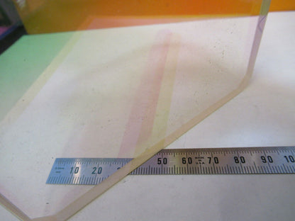 OPTICAL MIL SPEC COATED DICHROIC TRUNCATED GLASS OPTICS AS PICTURED &P2-A-64