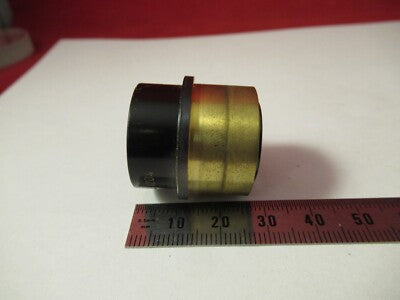 MICROSCOPE PART OPTICS BRASS MOUNTED LENS L1204 AS PICTURED &P7-FT-78