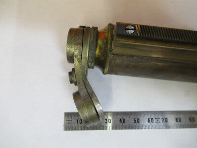 Antique Bausch & Lomb Tubus + Nosepiece Microscope Part Optics