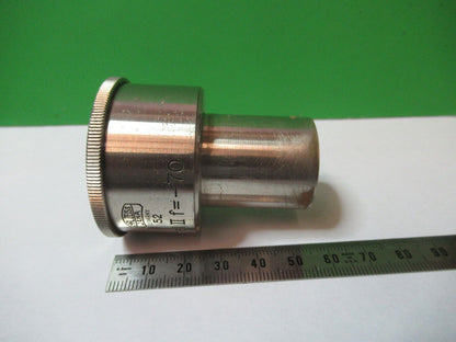 CARL ZEISS JENA HOMAL II f=-70 OKULAR MIKROSKOP TEILOPTIK AS PIC &amp;R3-B-107 