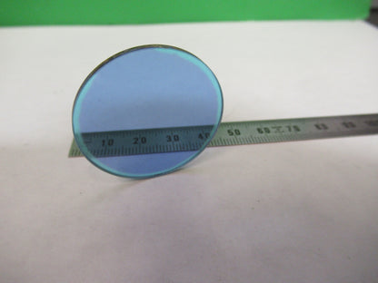 OLD LEITZ WETZLAR BLUE GLASS FILTER OPTICS MICROSCOPE PART AS PICTURED X4-A-42
