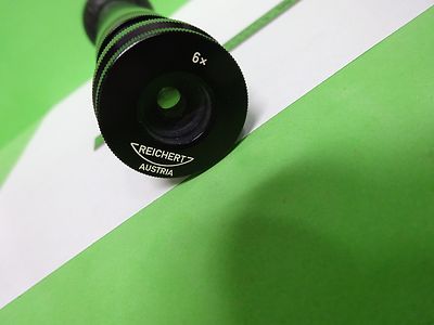 Microscope Part Reichert Austria Eyepiece Ocular 6X + Tubus Optics B