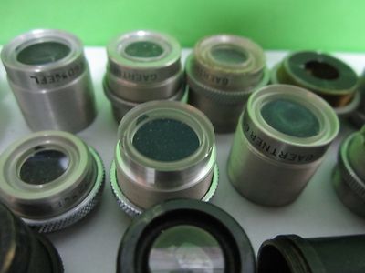 Lot Parts for Gaertner Microscope Objectives + Other Parts