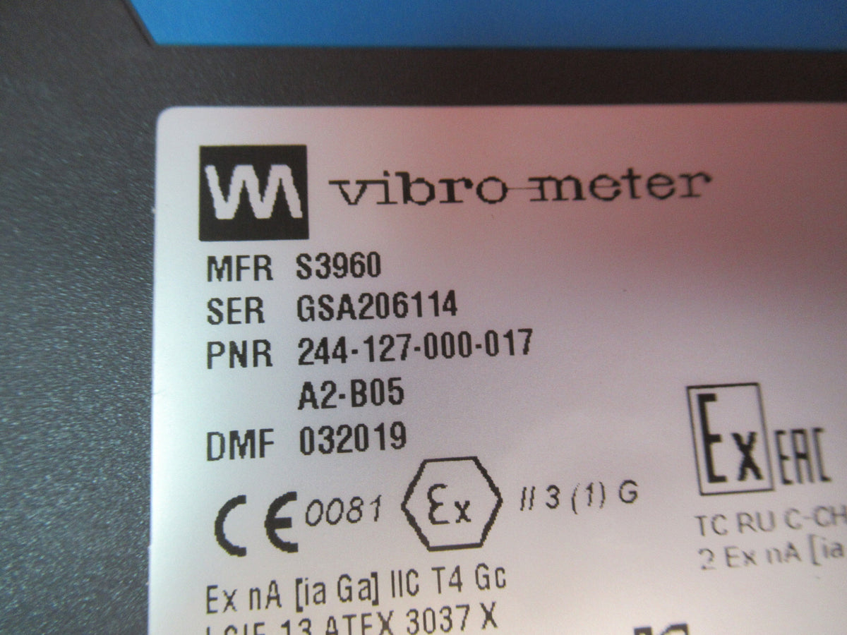 MEGGITT VIBRO-METER GSI 127  244-127-000-017  A2-B05 MODULE for SENSOR Y6-B-05