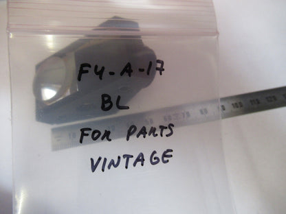 ANTIQUE BAUSCH LOMB MOUNTED GLASS PRISM MICROSCOPE PART AS PICTURED #F8-A-17
