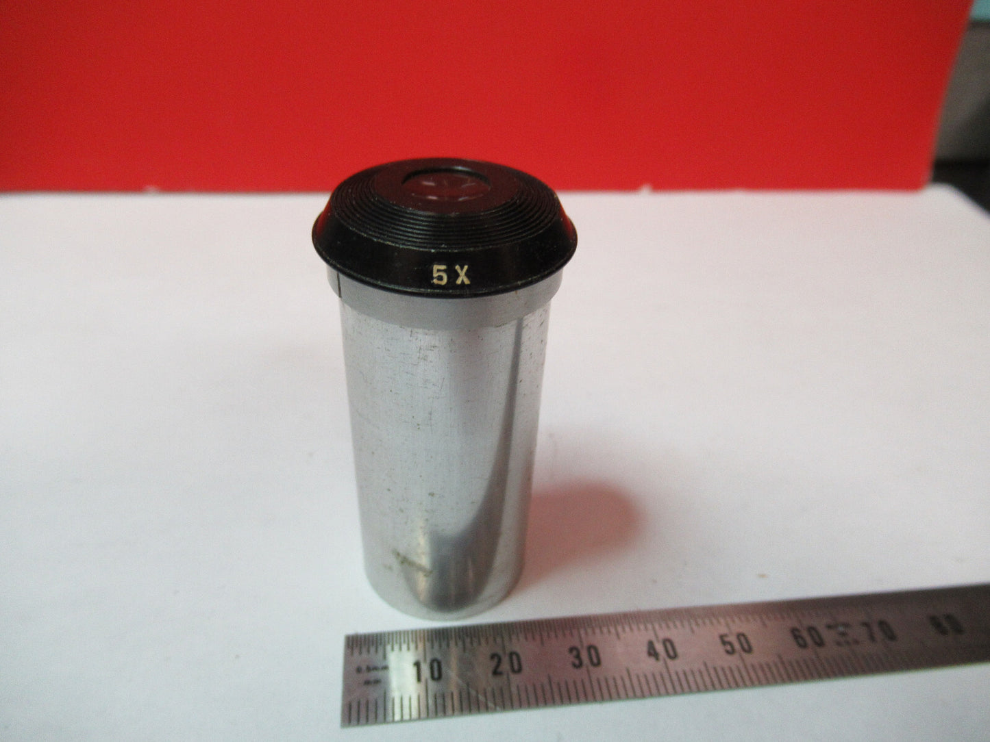 BAUSCH LOMB 5X LENS OCULAR EYEPIECE MICROSCOPE PART AS PICTURED T9-A-41