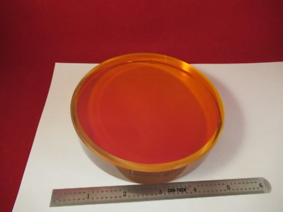OPTICAL FLAT ZERODUR 5" DIA DICHROIC MIRROR 1/10 WAVE LASER OPTICS &5-A-97