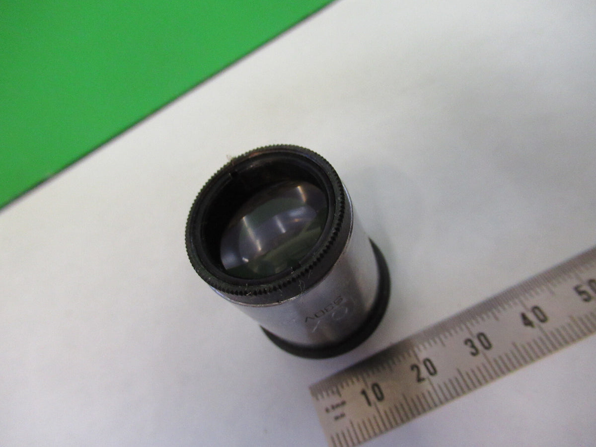 ANTIQUE  10X EYEPIECE LENS OPTICS MICROSCOPE PART AS PICTURED X6-A-100