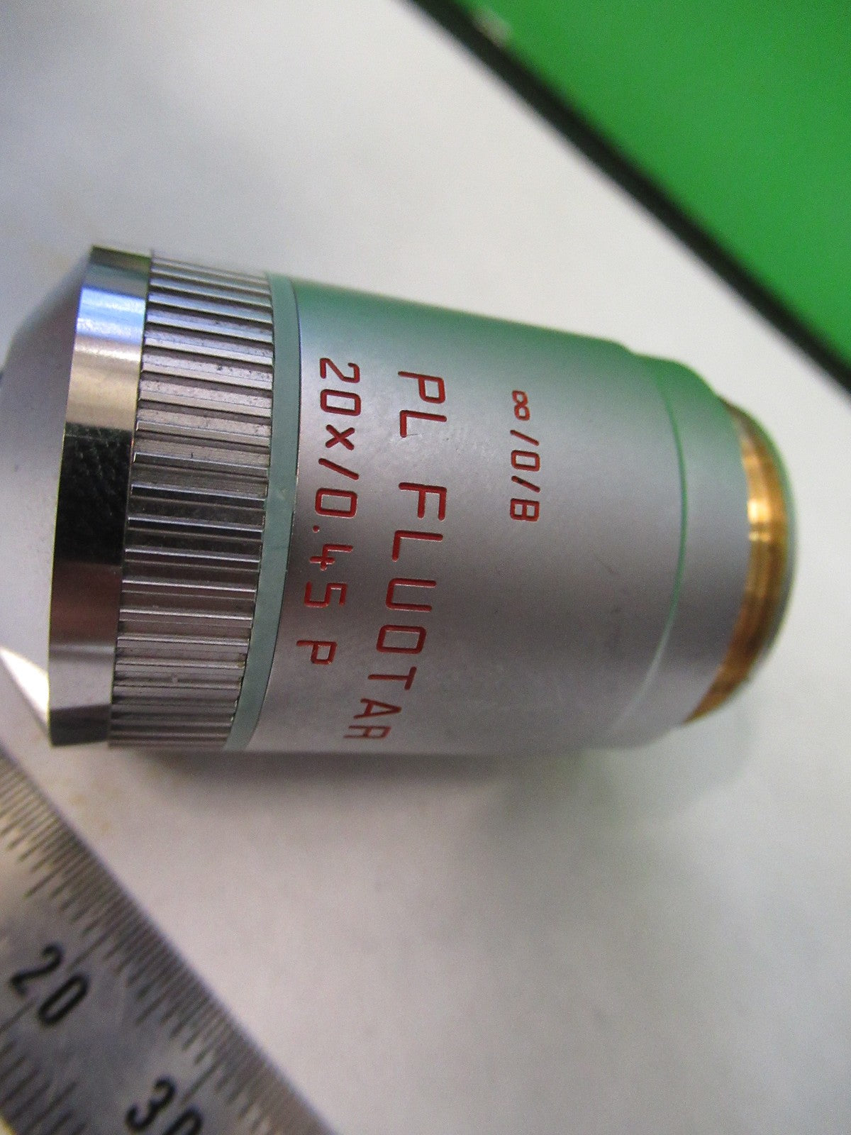 For parts LEITZ GERMANY INFINITY OBJECTIVE 20X FLUOTAR MICROSCOPE PART T2-A-17