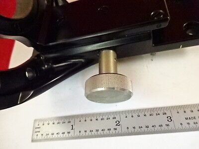 MICROSCOPE PART WILD HEERBRUGG SWISS M20 BRASS CONDENSER HOLDER AS IS #51-A-12
