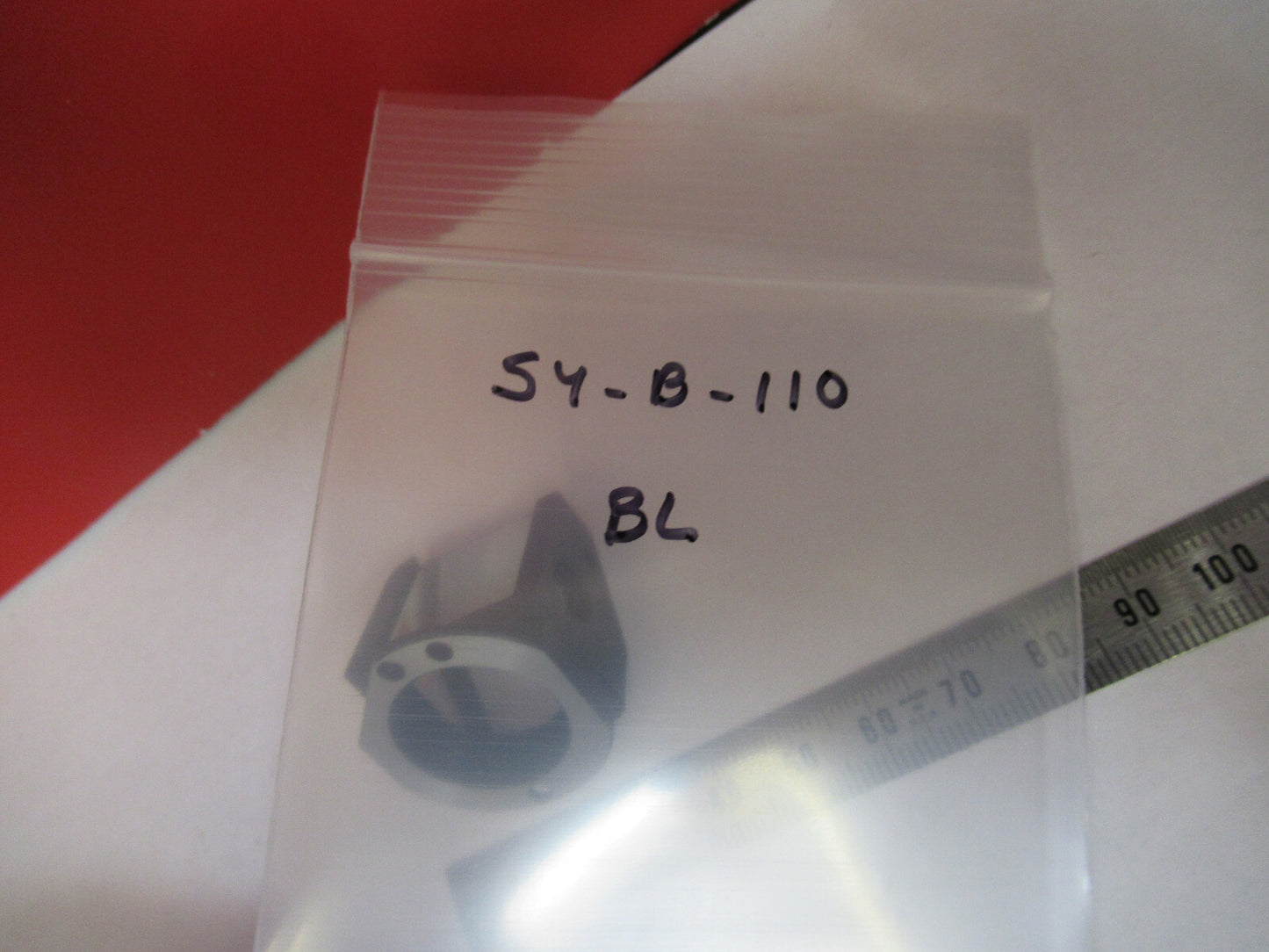 ANTIQUE BAUSCH LOMB OPTICS GLASS PRISM MICROSCOPE PART AS PICTURED S4-B-110