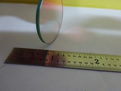 MICROSCOPE PART ZEISS GERMANY COATED FILTER OPTICS AS IS BIN#W7-17