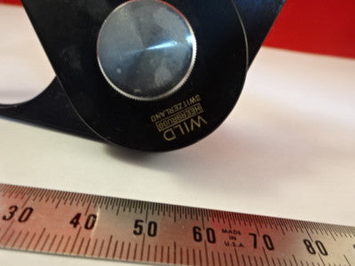 WILD SWISS M20 FILTER HOLDER TURRET MICROSCOPE PART OPTICS AS IS &W3-A-10