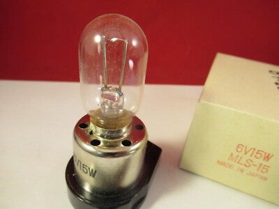 Olympus Lamp Bulb MLS-15 6V15W Microscope Part Optics AS Pic