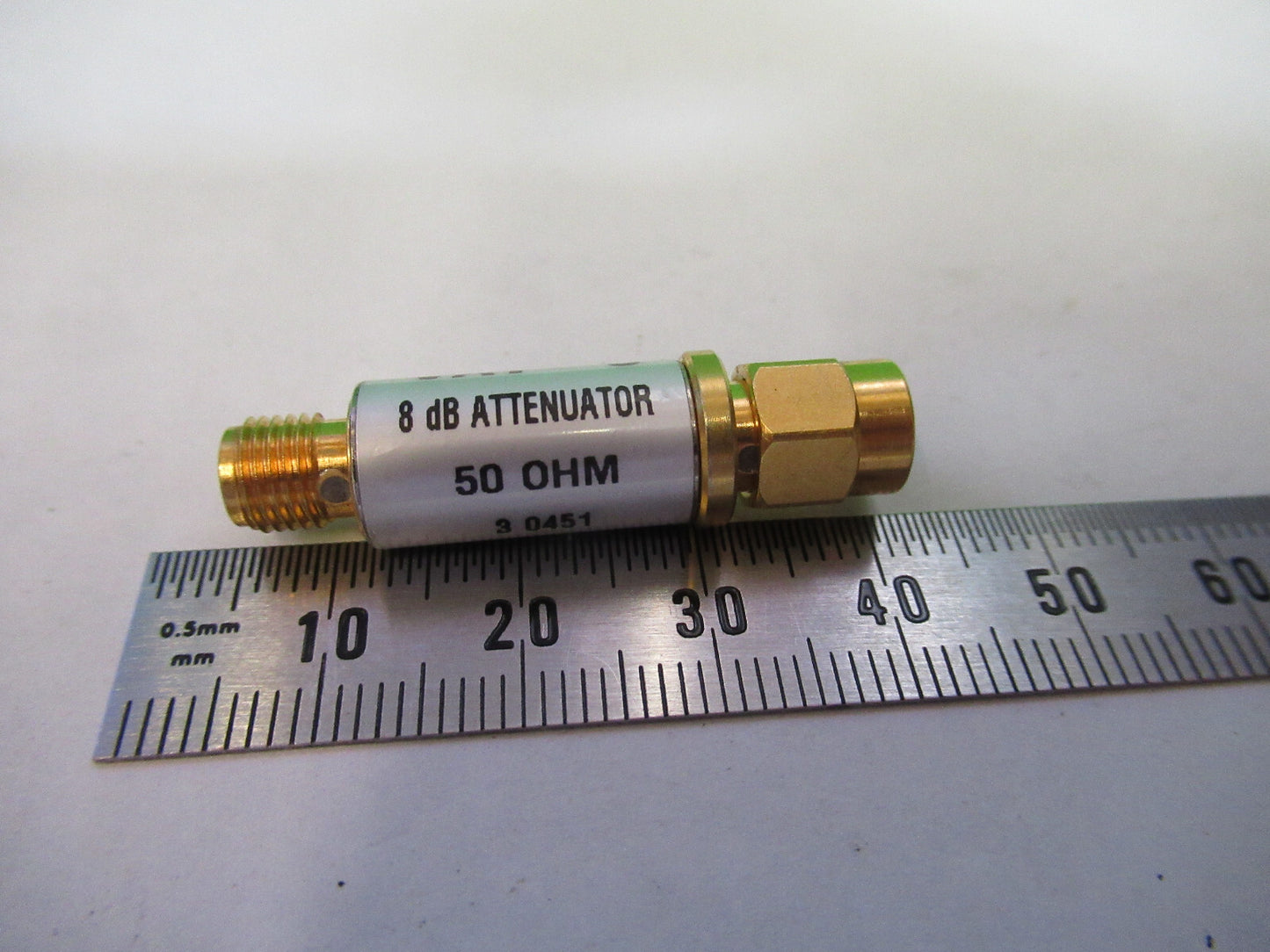 MINI CIRCUITS ATTENUATOR VAT-8 8 dB FREQUENCY RF MICROWAVE AS PICTURED S8-A-52