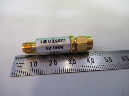 MINI CIRCUITS ATTENUATOR VAT-8 8 dB FREQUENCY RF MICROWAVE AS PICTURED S8-A-52