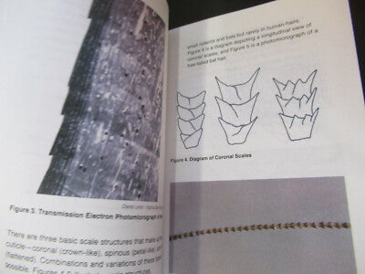 LOT BOOK FBI MICROSCOPY OF HAIR HUMAN ANIMAL MICROSCOPE PART AS PICTURED W3-B-53