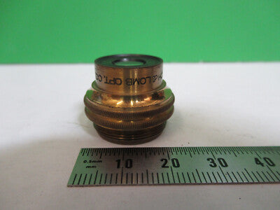 Antique Bausch & Lomb Brass Objective Lens Microscope Part