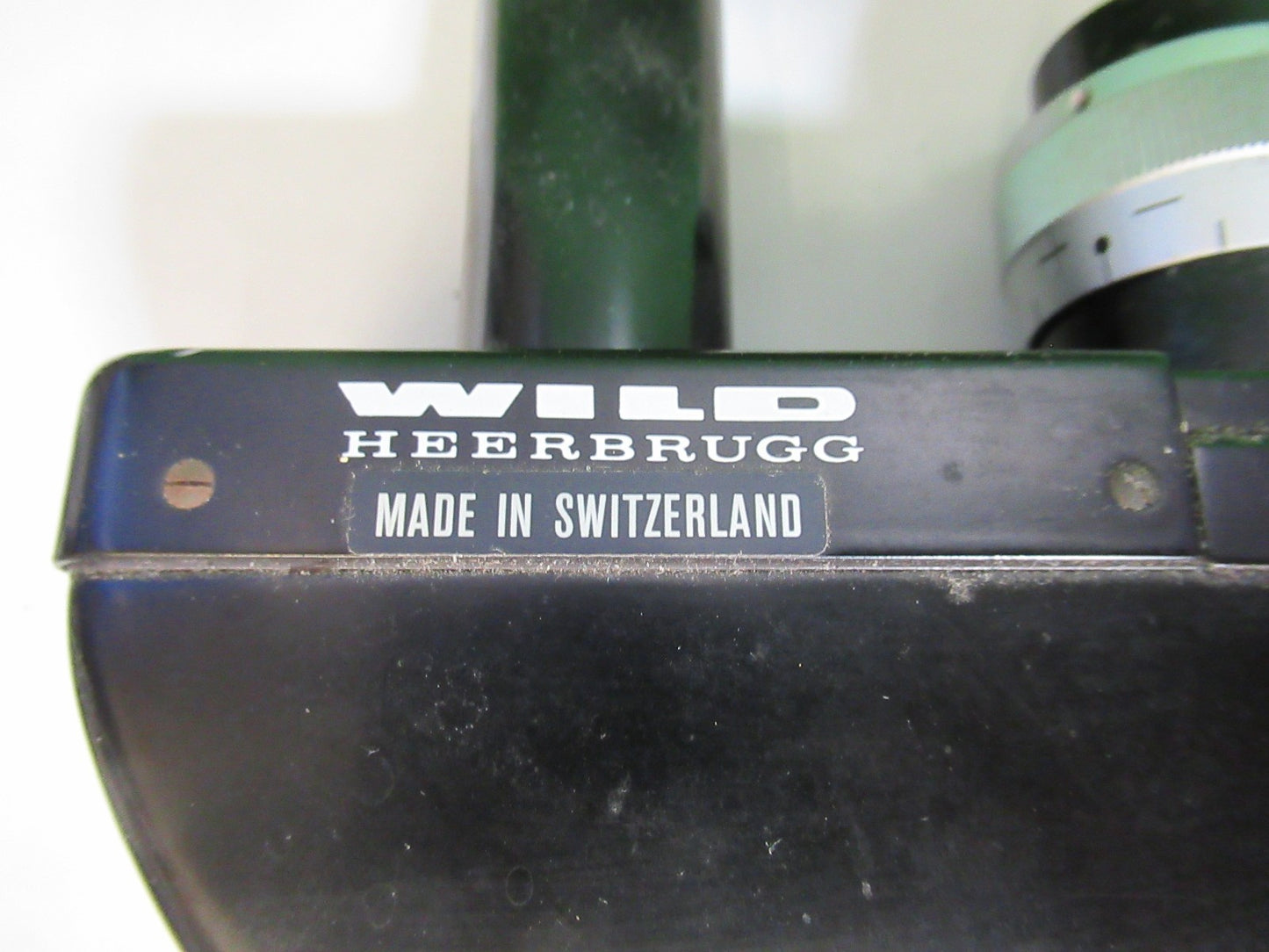 WILD HEERBRUGG SWISS binocular head MICROSCOPE PART AS PICTURED T6-A-63