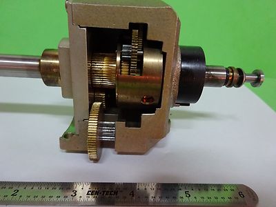 MICROSCOPE PART POLYVAR REICHERT LEICA STAGE MECHANISM // OPTICS AS IS BIN#W2-05