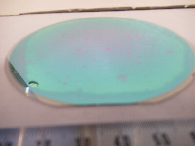FOR PARTS SAPPHIRE WAFER PLATINUM COATED STAINED OPTICS AS PICTURED #2-FT-05