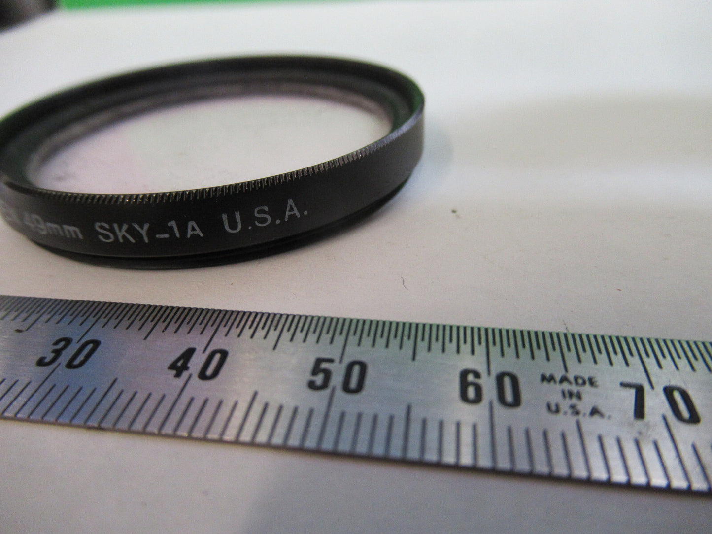 CAMERA LENS COVER FILTER TIFFEN SKYLIGHT 1A 49mm AS PICTURED R2-A-114