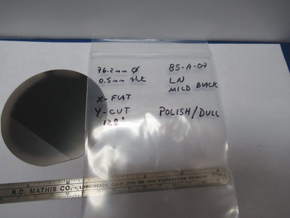 One Wafer Lithium Niobate Ln Saw Surface Acoustic Wave Y128d Blk