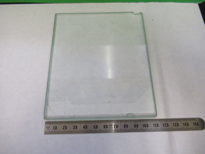 AO AMERICAN OPTICS GLASS STAGE [chips] STEREO MICROSCOPE PART S PICTURED X4-A-12