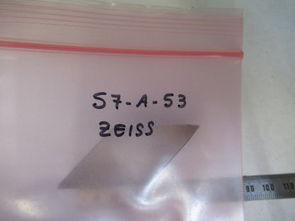 ZEISS GERMANY GLASS PRISM HEAD OPTICS MICROSCOPE PART AS PICTURED S7-A-53