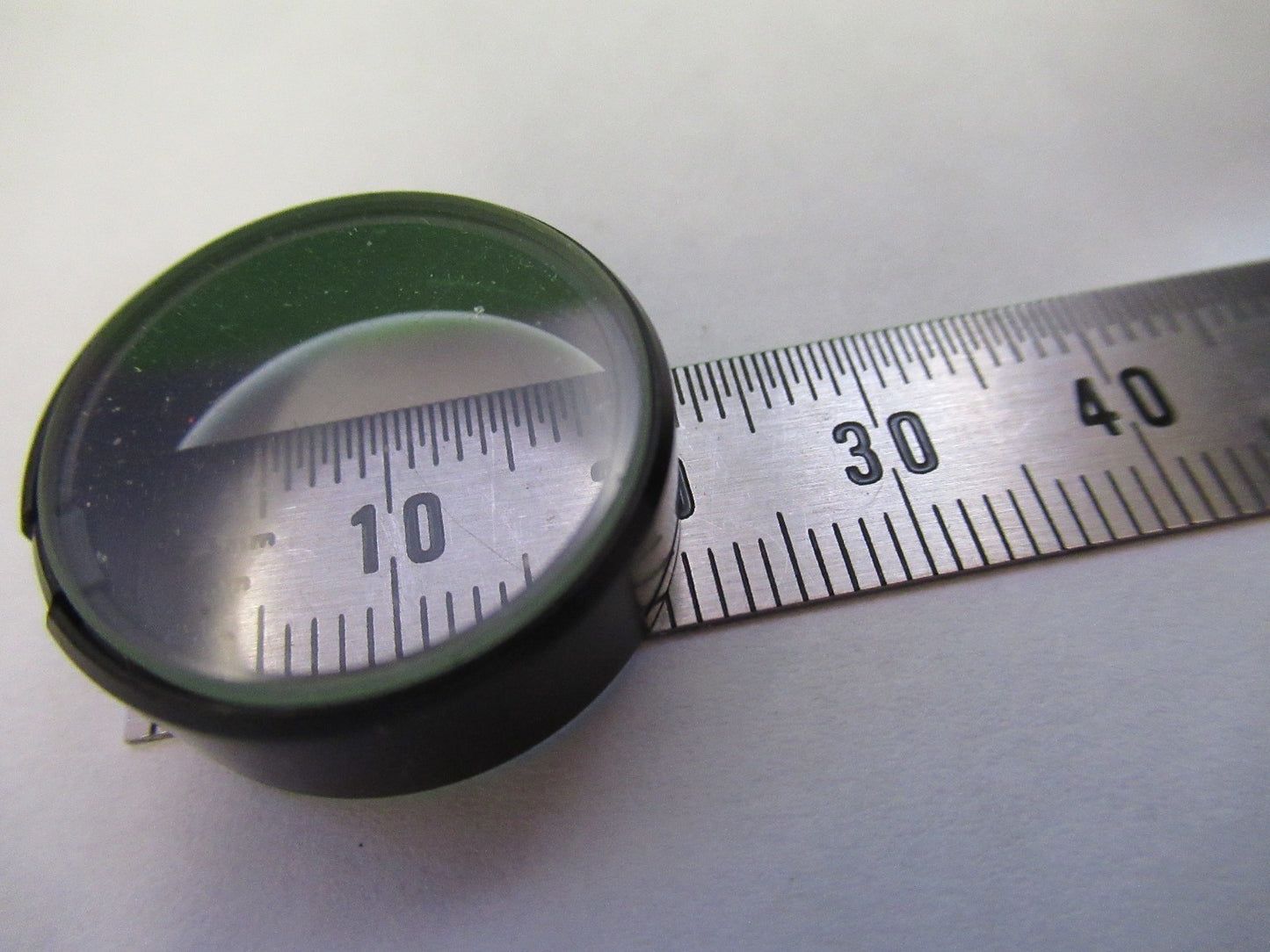 OPTICAL GLASS RETICLE CROSSHAIR PATTERN MICROSCOPE PART AS PICTURED U8-A-67