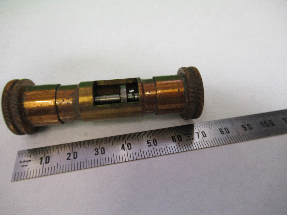 ANTIQUE SPENCER BRASS MICRO ADJUST MICROSCOPE PART AS PICTURED X6-A-62