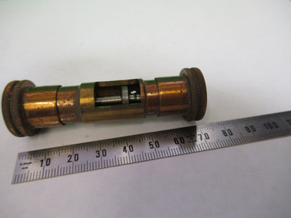 ANTIQUE SPENCER BRASS MICRO ADJUST MICROSCOPE PART AS PICTURED X6-A-62