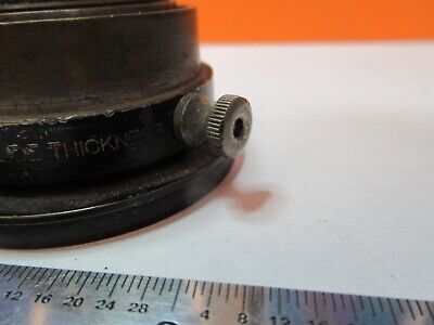 FOR PARTS ANTIQUE BRASS BAUSCH LOMB CONDENSER MICROSCOPE AS PICTURED &7B-B-04