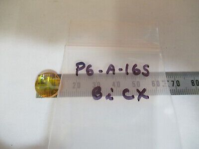 OPTICAL ZINC SELENIDE ZnSe INFRARED Bi CX LENS OPTICS AS PICTURED P6-A-165