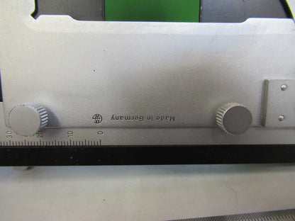 Ernst Leitz Wetzlar Germany Xy Stage Sm Hm Lux Microscope Part